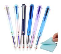 Générique 3/6 PCS Multicolor Pen, 4-in-1 18 Colors, 0.5mm 3-in-1 Multicolor Gel Ink Pen, Consecutive 18 Colors Quick Drying Gel InkPen, Upgraded Nurse Pens, School & Back to School Supplies (6Pcs)