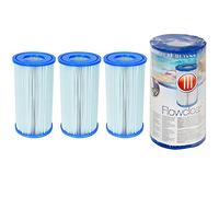 Générique 3 Cartouches de Filtration Bestway pour Filtre Piscine - Bestway Type III