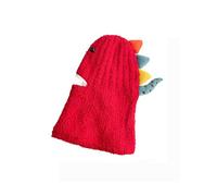 Générique 3 En 1 Bonnet Enfant Fille Garçon Ensemble De Bonnets D'Hiver Pour Enfants Avec Pompon 7 Ans Echarpe 18 Écharpe Gants Et Moufles Hiver Accessoires Set Pièces (Rouge,4-24 mois)