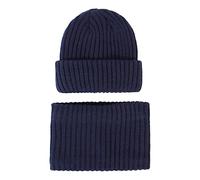 Générique 3 En 1 Bonnet Enfant Fille Garcon Tricot Thermique Tricoté Tour De Cou Chaud Gant Set Ado Echarpe Ensemble Ans Gants Hiver Accessoires D'Hiver Pour Garçon (NY1,0-2 ans)