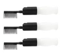 Générique 3 Flacons Applicateurs et Finition pour Coloration Cheveux en Pet Noir avec Échelle Claire pour Traitements de à Domicile