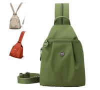 Générique 3 in 1 Anti-Theft Travel Tote Bag, Adjustable Straps and Spacious Compartments, Convertible Crossbody & Waist PackBag (Green)