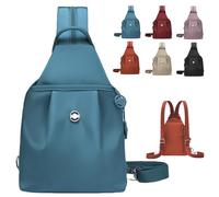 Générique 3 In 1 Anti-Theft Travel Tote Bag, Waterproof 2-Way Commuter Bag, Waterproof Nylon Fabric with Shoulder Strap for Daily Commuting and Travell (Blue)