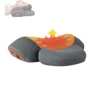 Générique 3 in 1 Neck Massager, 2026 New Artuvate Cervicale, Heated Massage Neck Pillow, with Heat, with Traction to Help Sleep for Relieves Pain (Light Gray)
