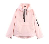 Générique 3-In-1 Waterproof Women's Jacket - Rain, Wind & Cold, All Covered, Womens Lightweight Rain Jacket with Hood (Pink,Grand)