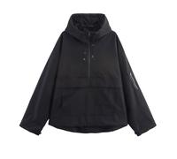 Générique 3-in-1 Waterproof Women's Jacket - Rain, Wind & Cold, All Covered, Womens Lightweight Rain Jacket with Hood (Black,TG)