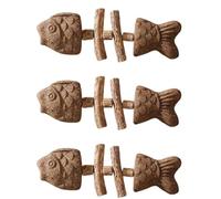 Générique 3 Pack Catnip and Silvervine Fish Chew ，A
