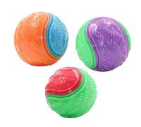Générique 3 Pièces Balles pour Chiens, Balle Scooby Doo Chien, Balles Couinantes Indestructible pour Chien, Jouet Balle Chien Couineuse, Interactive Aller Chercher Balles pour Chien