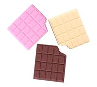 Générique 3 Pièces Bloc-notes Chocolat Créatif en Pvc et Papier