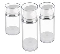 Générique 3 Pièces Bouteille de lotion vide flacon pompe à lotion flacons pompe vides sous vide Contenant de voyage pour lotion Récipient pour lotion bouteille de cosmétiques pp Transparent