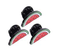 Générique 3 Pièces broche pastèque épingles de dessins animés Pin de drapeau de la Palestine épingles de broche mignonnes insigne d’épingle de pastèque broche de fruits de mode alliage
