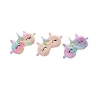 Générique 3 Pièces Cache-oeil Licorne Masque De Sommeil Pour Homme Masque En Coton Masque De Sommeil Lesté Masque De Sommeil Rafraîchissant Masque De Soie Masque Drôle Œil Masques Peluche