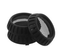 Générique 3 Pièces Capot Arrière Rond en Nylon Noir pour Sèche-cheveux Grille de Ventilation, Offrant un Flux D'air pour Soins Capillaires à Domicile et Usage Professionnel
