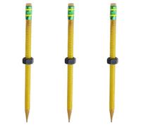Générique 3 Pièces Crayons TDAH,Crayons Filetés Silencieux Anti-Stress,Stylos Apaisants Jouets Sensoriels Pour École Maternelle nseignant Élèves