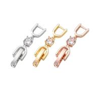 Générique 3 pièces de Liens d ' Extension de Bijoux à la Mode, Extension de chaîne Minimaliste, pièce de réparation de Bijoux pour Personnaliser Les Accessoires, Fermoir de Collier