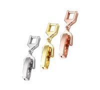 Générique 3 pièces de Liens d ' Extension de Bijoux à la Mode, Extension de chaîne Minimaliste, pièce de réparation de Bijoux pour Personnaliser Les Accessoires, Fermoir de Collier