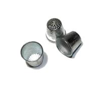 Générique 3 pièces dés à Coudre sur Mesure Outil de Couture Argent métal poignée Doigt Bouclier Protecteur Broche Aiguille Travail Manuel Coudre Machine Accessoire