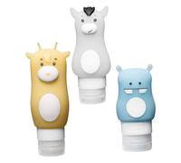 Générique 3 Pièces Embouteillée Distributeur De Voyage Bouteille De Maquillage De Voyage De Dessin Animé Jolie Bouteille De Voyage Bouteilles D'émulsion Lotion De Voyage Gel De Silice