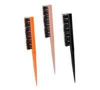 Générique 3 Pièces hair charms hair toppers haircut hair brush brosse à cheveux démêlante lisseurs de cheveux peigne à queue pour femme peigne à queue pour de cheveux abdos