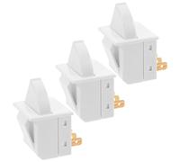 Générique 3 Pièces Interrupteur de Porte pour Réfrigérateur Accessoire pour Réfrigérateur avec Contrôle de Lumière Alimentation Électrique Compatible pour Portes de Réfrigérateur