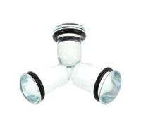 Générique 3 Pièces Kits D'étirement de Jauges en Verre pour Piercings D'oreilles, Boucles D'oreilles Puces pour Femmes, Faciles à Nettoyer, Style Moderne pour Usage Quotidien et Fêtes