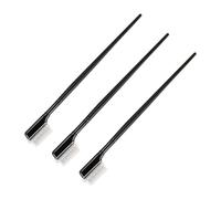 Générique 3 pièces Peigne à Cils à Long Manche Lot de Outil Maquillage pour Séparer et Modeler les Cils Brosse Pratique pour Application Mascara et Contour des Yeux