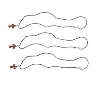 Générique 3 Pièces Pendentif Simple avec Corde Réglable pour Projets Diy et Rétro à Tenue