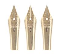 Générique 3 Pièces Plume Fine de Rechange pour Stylo-plume en Métal