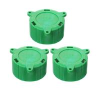 Générique 3 Pièces Protection pour Attelage de Remorque Bouchons à Col Rond Verts en Plastique, Prise de Remorque 13 Broches, Accessoire Étanche et Compatible pour Usage Extérieur Caravane