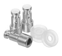Générique 3 pièces Soupape Flotteur Acier Inoxydable et Caoutchouc pour Autocuiseur Électrique Accessoires Autocuiseurs Résistants Haute Température Facile à Installer et Nettoyer