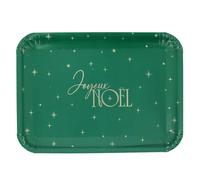 Générique - 3 Plateaux Carton Joyeux NOËL 35X25.5CM Vert