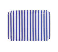 Générique - 3 PLATS TRAITEUR CARTON RAYÉ DOLCE VITA 35X25.5CM