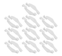 Générique 30 Clips de Cage en Plastique Blanc pour Clapier à Lapin et Enclos Gerbille, Compact et Portable, Garantissant Une Fermeture Sécurisée pour Activités Extérieures