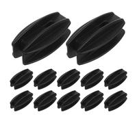 Générique 30 isolateurs pour clôture électrique - Fixation par Clou d'angle pour Poteau en Bois - Tendeur de clôture électrique en Plastique pour clôtures à Haute Tension pour bétail