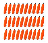 Générique 30 Pièces/Ensemble Bobbers De Pêche Flotteur EVA Mousses Flotteur Poids Bobbers pour Crappie Plate-Forme De Pêche Makings Mousses