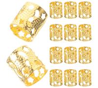 Générique 30 pièces Manchettes Cheveux Alliage de Zinc Durables pour Tresses Dreadlocks Perles Bijoux Accessoires Coiffure Décoratifs Élégants pour Fêtes Voyages et Occasions Spéciales