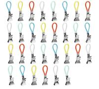 Générique 30 Pièces Pince Torchon, Accroche Torchon, Multicolore Crochet Torchons, Pince à Serviette en Métal, Crochet Torchon pour Suspension, Porte Torchon pour Cuisine, Salle de Bain, Maison