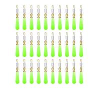Générique 30 pièces siège de Flotteur de pêche en Silicone avec tête en cuivre Changement Rapide Flotteur de Poisson Rotatif Rapide pour Eau Douce Eau salée Changement Rapide de siège Rotatif