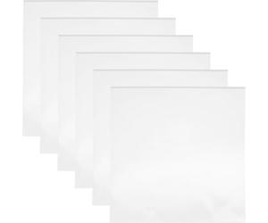 Générique 30 Pochettes Vinyle Transparentes en Plastique Auto-adhésives pour Disques Vinyle, Protection Empreintes et Taches, Lot de 30 Pièces