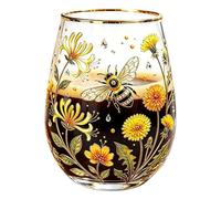 Générique 300ml Glass Coffee Cups Set - 14oz Embossed Aesthetic Mug | Glass Tea Mug | Crystal Drinking Cup For Women Girls Morning Cappuccino Beverage Latte Cereal Cocktails Home Office