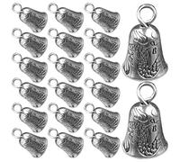 Générique 30pièces Petites Clochettes Décoratives Alliage Clochettes à Suspendre pour Loisirs Créatifs et Création de Bijoux