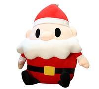 Générique 35 cm / 14 ' ' Père Noël Mignon pour poupée en Peluche Douce pour décoration de Noël, Ornement de Vacances pour poupée avec Pendentif Père Noël en mer, Ornements de Noël