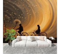 Générique 350x256 cm Seamless Join Easy Install Papier Peint Photo Romance Amoureux ThèMe Durable Waterproof Removable Mural 200x140 Cm Jaune Papier Peint Anti-Stain Fresque Murale Grande