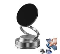 Générique 360° Adjustable Vacuum Magnetic Phone Holder, Magnetic Phone Holder for Car, Vacuum Adsorption Magnetic Bracket, Super Strong Suction, Universal Mobile Stand for All Smartphones (Black)