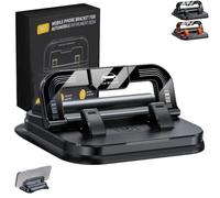 Générique 360° Dashboard Car Phone Holder with Strong Suction Cup, Car Phone Holder 360 Degree Rotation with Horizontal and Vertical Screen Adjustment Angle (Black)