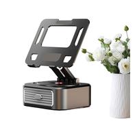 Générique 360 Degree Rotating Tablet Holder for Desk, Stereo Adjustable Tablet Stand, 7-12 inches Universal with Angle Rotation, ABS Creative Speaker Stable Base, Device Hands Free Viewing
