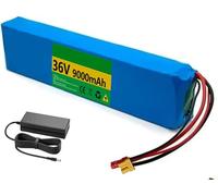 Générique 36V 9Ah Vélo Électrique Scooter Batterie,Batterie De E-Bike 36V Li-ION Battery, with Built in BMS and Charger, Batterie Trottinette Électrique for 200W 350W 500W 750W(022