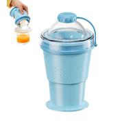 Générique 375ml Silicone Drink Cup with Ice Sphere Maker, Portable Foldable Beverage Mug for Hot Cold Drinks, Travel Friendly Space Saving Tumbler for Coffee Tea Soda Wine Beach Picnic School Use