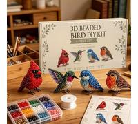 Générique 3D Beaded Animal DIY Kit, Animaux Mignons Kit De Broderie De Perles, Kits De Perles Broder Créer Animaux DIY Set, Animauxs Créatifs Perle 3D Kits De Loisirs Créatifs, pour Adultes Débutants