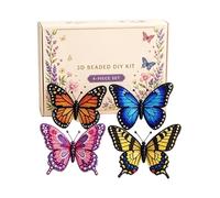 Générique 3D Beaded Animal - DIY Kit Handmade Beadwork Craft Set | Cute Animal Model Building Beads Creative Art Starter Pack Detailed for Teens, Adults, Beginners, Home, Room Decor